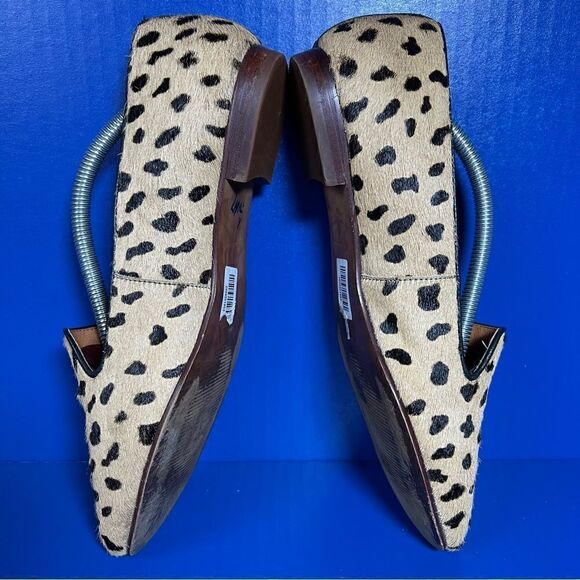 Madewell Womens Teddy Cheetah Print Calf Hair Flats 7.5 - Picture 6 of 12
